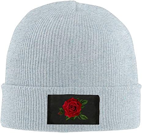 Trendy Soft Red Roses Beanie Cap Unisex