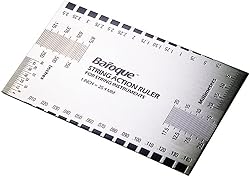 String Action Gauge Ruler, Guitar Height Gauge Set