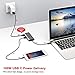 USB C Hub, RCA 6 in 1 USB C Adapter with Ethernet, 4K HDMI, USB C Power Delivery, 2 USB 3.0 Ports, SD Card Reader, Portable Hub for MacBook Pro and Other Type C Laptops