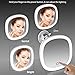 Miusco 7X Magnifying Lighted Mirror, 9 inch, Suction Mount