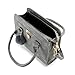 OCT 17 Lady Women Lock Faux Leather Tote Hobo Shoulder Bag Purse fur ball Satchel Fashion Luxury Handbag - Gray