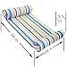 FindUWill Hammock Float Portable Swimming Pool Lounger with Inflatable Water Pillow (Colorful)