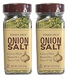 Trader Joe's Onion Salt, A Savory Allium Blend with a Touch of Salt, 2 oz (57g) - 2-PACK