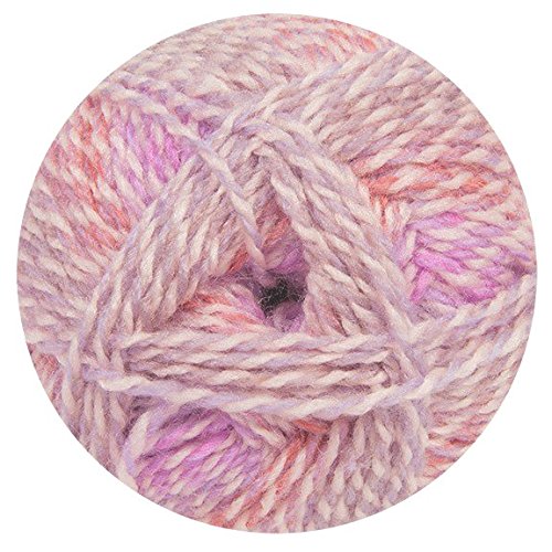 Mary Maxim Sugar Baby Stripes Yarn, Jelly Bean