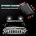 KAWELL Led Work Light Bar 2 Pack 18W Cree Offroad Flood LED Work Light for Jeep ATV SUV Mine Boat Truck