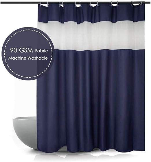 Amazon Com Ebecede Fabric Shower Curtain Or Liner 72 X 84 Modern