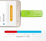 BORLTER CLAMP 128GB OTG USB Flash Drive Micro USB for Android Smartphone Tablet view 3