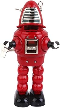 vintage wind up robot