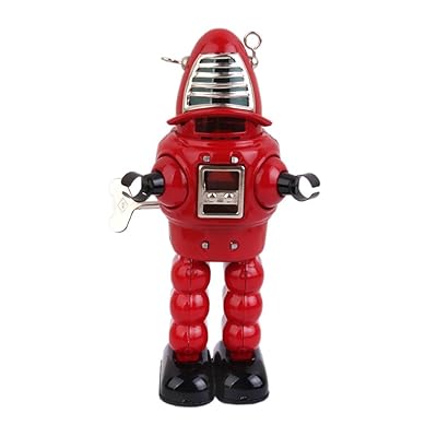 Robot Vintage Wind Up Tin Toy en Rojo Veroda Costa Rica Ubuy