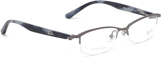Amazon レイバン メガネ Rx8731d 14 55 ナイロール ハーフリム シートメタル メタル ブロー メンズ Ray Ban ファッション眼鏡 通販