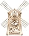Wood Trick Windmill Model Kit to Build - 3D Wooden Puzzle, Assembly Model, ECO Wooden Toy, Best DIY Toy - STEM Toys for Boys and Girls