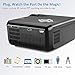 Video Projector, Houzetek 2500 Lumens Multimedia Home Theater Video Projector Support 1080P HDMI USB SD Card VGA AV for Home Cinema TV Laptop Game iPhone Andriod Smartphone with HDMI Cable