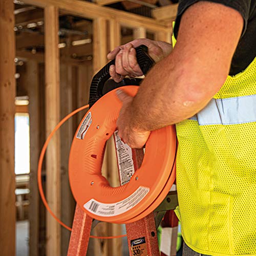 Klein-Tools-56383-Fish-Tape-Multi-Groove-Fiberglass-Wire-Puller-with-Nylon-Tip-Optimized-Housing-and-Handle-100-Foot-x-0182-Inch