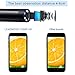 Wireless Endoscope for iPhone Android, LEADNOVO WIFI Borescope Inspection 1200P HD Camera IP68 Waterproof Semi-rigid Snake Cable for IOS/MAC/Windows, Motor Engine/Sewer/Pipe/Vehicle -Black(33FT)