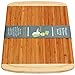 Extra Large Bamboo Cutting Board and Cutting Board Oil Set - Wooden Cutting Boards for Kitchen, Wood Cutting Board, Chopping Board and Chopping Block with Butcher Block Conditioner