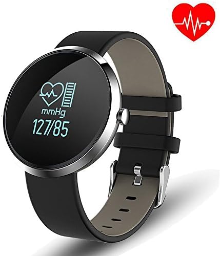 TWOX H09 Bluetooth Smart Band Heart Rate Monitor Blood Pressure Fitness Tracker Wristband Passometer Bracelet Watch For iOS Android (Black)