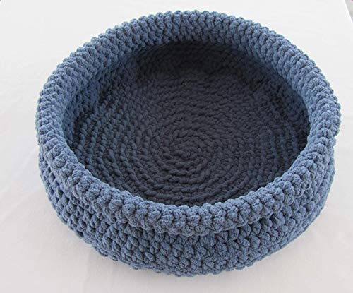 K Farms Natural Giftshandmade Crocheted Pet Bed Brown Wash And Dry Made In Usa Dailymail