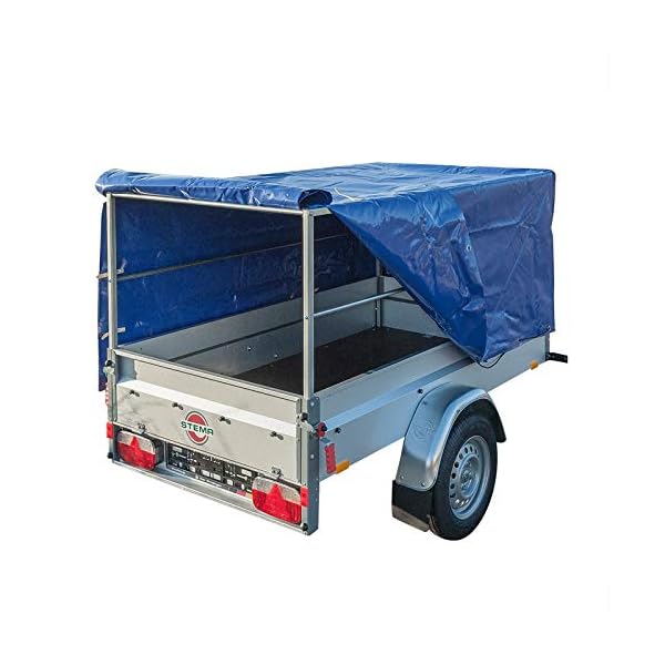 APT Planen Gestell + Hochplane Set, blau,Maße 207,5 x 114 x 90 cm, verzinkt – Bild 8