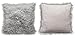 Chanasya Soft Shaggy Fuzzy Fur Long Mangolian Faux Fur Cozy Elegant Chic Decorative Gray Throw Pillow Cover Pillow Sham- Silver Gray 2-Pack Throw Pillowcase 18x18 Inches (Pillow Insert Not Included)