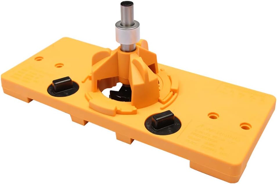 35mm Hinge Hole Saw Jig Drilling Guide Locator Hole Opener Door Cabinets DIY Tool for Woodworking