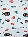 Leveret Kids Pajamas Baby Boys Girls Footed Pajamas Sleeper 100% Cotton (12-18 Months, Sharks)