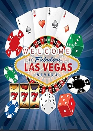 6 X 3 Feet Toile De Fond De Photographie De Fete Danniversaire De Casino De Las Vegas Couverture De Porte De Photomaton De Nuit De Casino Fond De Decoration Murale De Joyeux