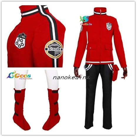 Amazon ワールドトリガー 嵐山准 木虎藍 コスプレ衣装 靴カバー風 ウィッグ 靴別売り コスチューム 変身 仮装 ステージ服 舞台 ハロウィン クリスマス コスプレ 仮装 通販