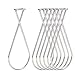 MELANIE'S POWER 60 PCS Ceiling Hooks Clips - Drop Ceiling Clips for Office, Classroom, Home and Wedding Decoration, Hanging Sign from Suspended Tile/Grid/Drop Ceilings