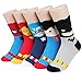 Socksense Super Heros Series Women's Original Crew Socks 5pairs(5color)=1pack