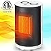 Bojing 1500W/950W Ceramic Portable Indoor Space Heater, Electric Quiet Oscillating Fan Heater for Home and Office with Thermostat