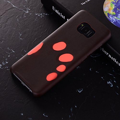 Samsung s8 Case ,Tmalltide Magical Color Changing Thermal Sensor Fluorescent Thermal Heat Induction Matte Back Case