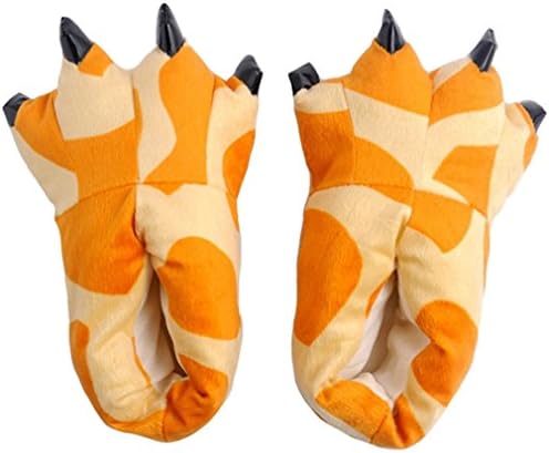 Vanbuy Unisex Warm Plush Novetlty Animal Paw Claw Slippers Monster Home House Slippers Halloween Costume Costume