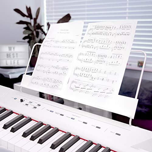 1 Alesis+Recital+White+Full+Size+Semi+Weighted