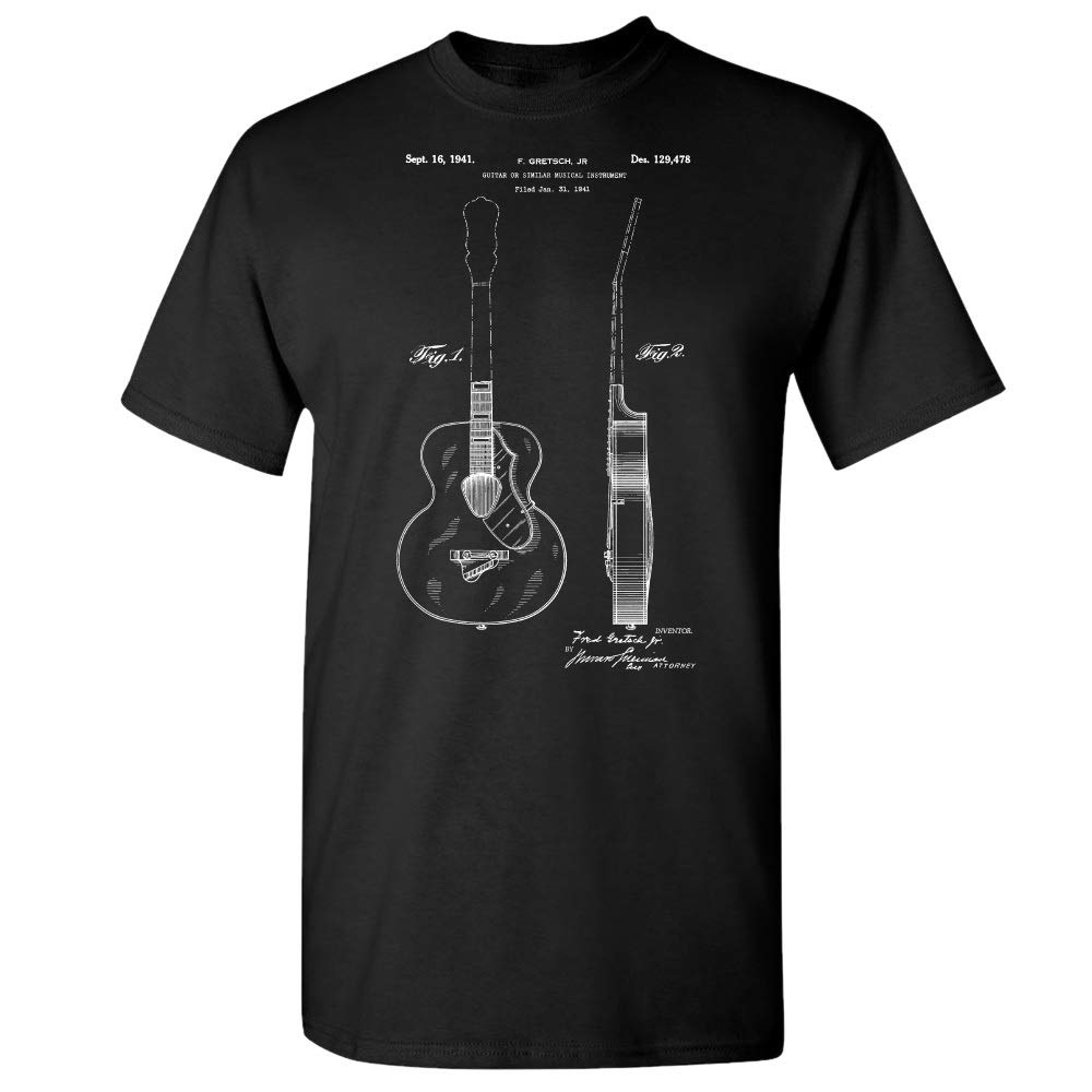Gretsch Acoustic Guitar T Shirt Guitar Player Gift Guitar Tea Country