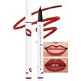 Kaely Dark Red Longwear Liquid Lip Liner Waterproof, 24 Hour Long Lasting Lip Liner Stain Marker Pen, 2-in-1 Matte Semi Permanent Lipliner & Lipstick, Vegan & Cruelty-Free, 01