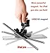 Car Mount,Phone Holder for Car,Qcute Universal Aluminium Magnetic Air Vent Car Phone Mount Cell Phone Holder Cradle with Strong Magnetic and Kickstand for iPhone X 8/8 Plus,Galaxy S6/S7/S8 and More