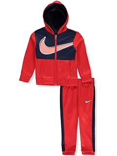 baby red nike tracksuit