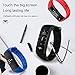 WearPai Smart Band Smart Bracelet Bluetooth 4.0 Fitness Tracker with Heart Rate Monitor Sleep Monitor Calorie Counter Pedometer Sport Activity Tracker for Android and IOS Smart Phone (Black)