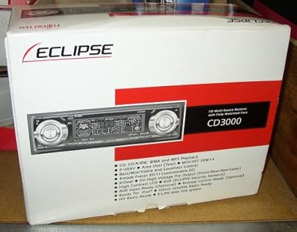 Amazon.com: ECLIPSE CD RECEIVER W/ MP3 WMA PLAYBACK NEW CD3000: Car