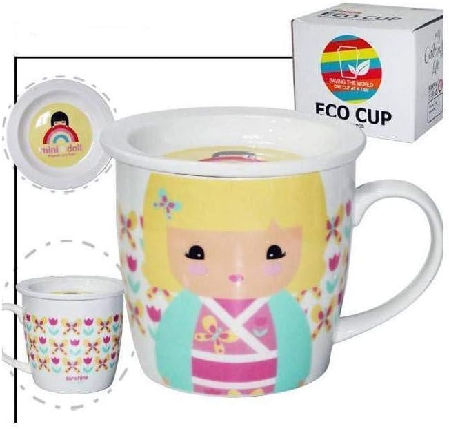Mug with Japanese Kokeshi Motif Tama Charm