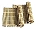 Happy Sales HSSM-NAT01, Bamboo Sushi Natural 2 pc Mats