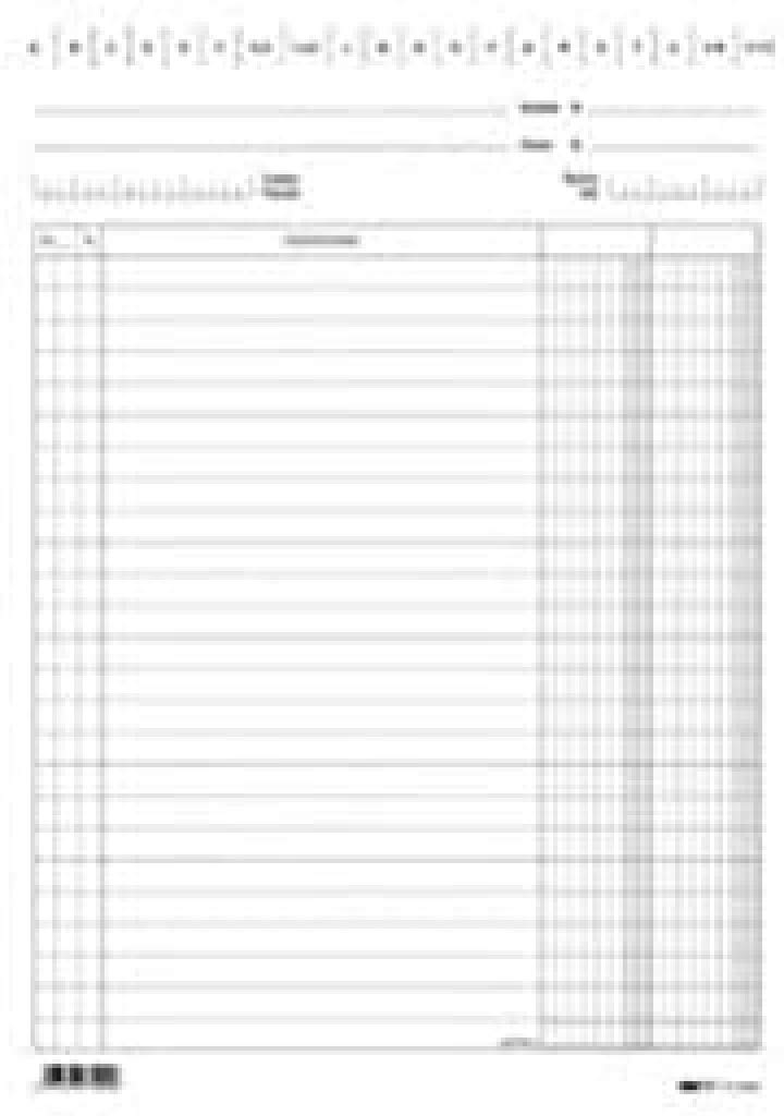 EDIPRO - E3399BL - 100 cards with 2 columns blue f.to 24x17