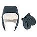 Hudson Baby Infant and Toddler Fleece Trapper Hat and Mitten Set