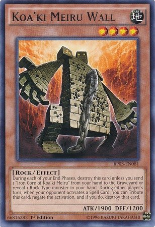 Yu-Gi-Oh! - Koa'ki Meiru Wall (BP03-EN081) - Battle Pack 3: Monster League - 1st Edition - Rare