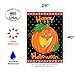 Toland Home Garden 109268 Happy Halloween Halloween Flag 28x40 Inch Double Sided for Outdoor Fall House Yard Decoration