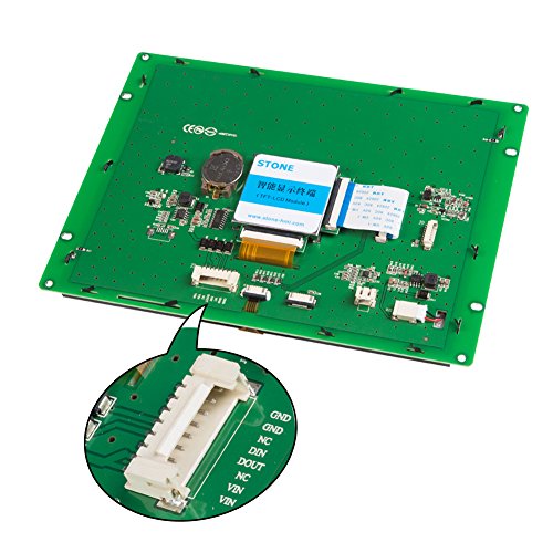8 inches TFT Stone Brand Touch Screen STVC080WT-01 with CPU and UART All Technical Date in U Disk for Mechanial Use - Thumbnail 3