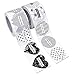 JPSOR Thank You Stickers, 1.5inch Assorted Heart and Round Shape Adhesive Label Stickers for Baby Shower, Wedding, Birthday, Party (2 Rolls, 600ct) (600)