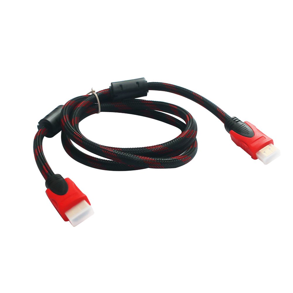 HDMI Cable to HDMI Cable 1.5M High Speed 24K GOLD Plated HDMI Cable 1.4a 10Gbps Compatiable with 3D TV PS4 SKY HD Ultra HD Ethernet Audio PC Laptop Nylon Braided