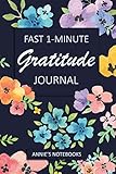 Fast 1-Minute Gratitude Journal by Annie's Notebooks