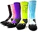 JIYE Basketball Socks 5 Pack|Athletic Crew Sport for Boy Girl Men Women